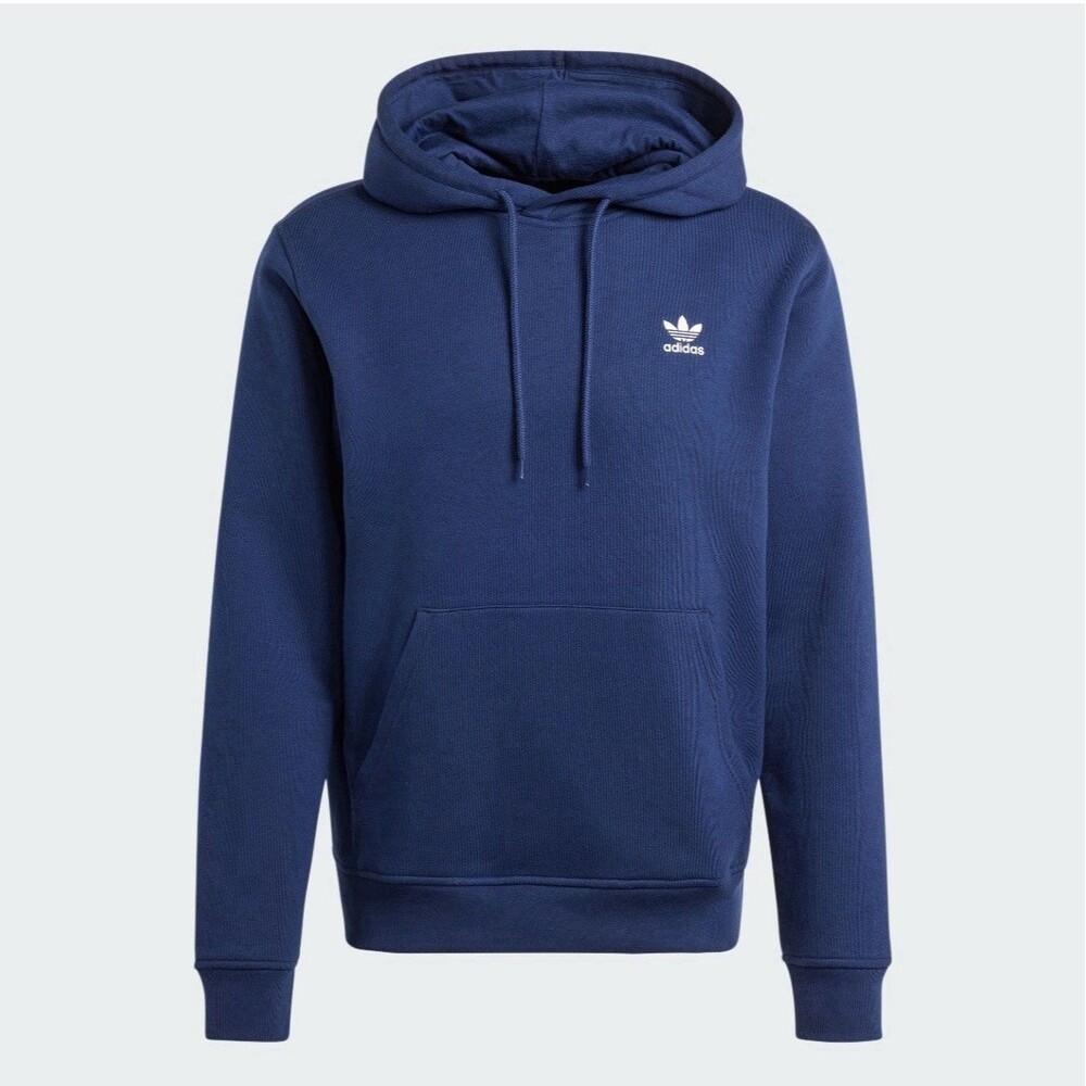 adidas Originals Men's Adicolor Essentials Trefoil Hoodie Large Night Indigo NEW